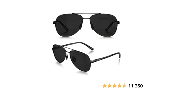 LUENX Aviator Sunglasses